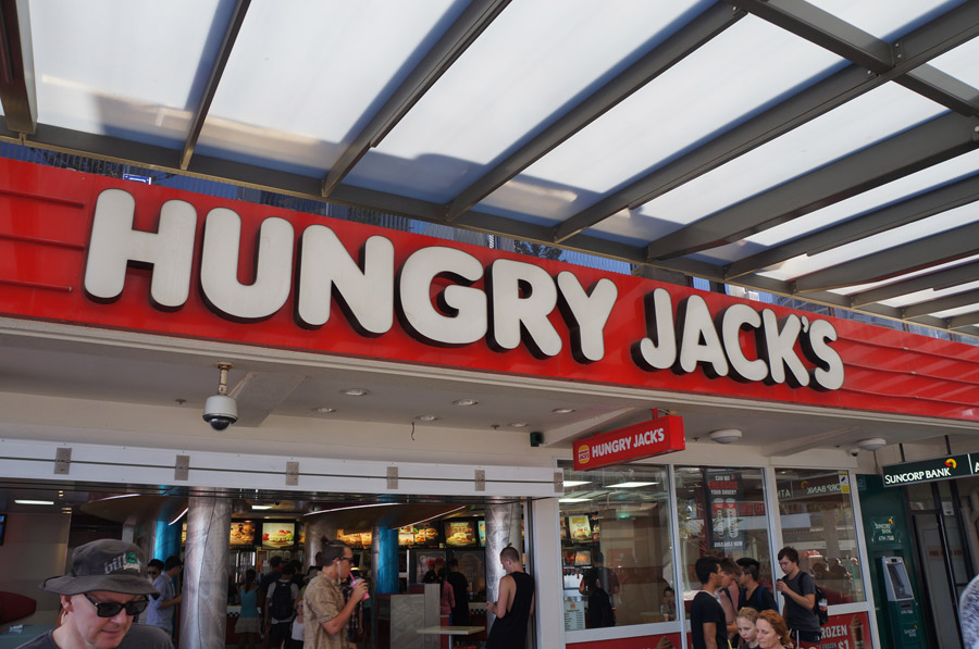 Curiosidades sobre a Austrália: Burger King é Hungry Jack