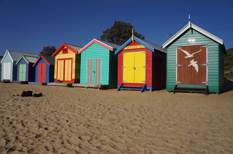 Brighton Beach em Melbourne