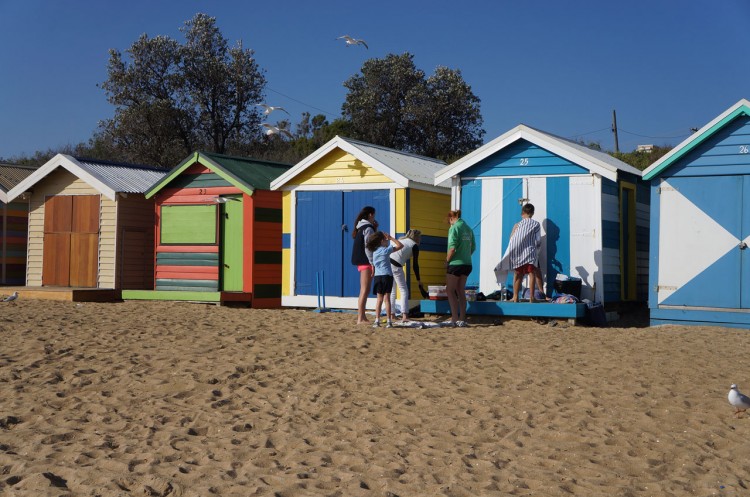 Brighton Beach em Melbourne