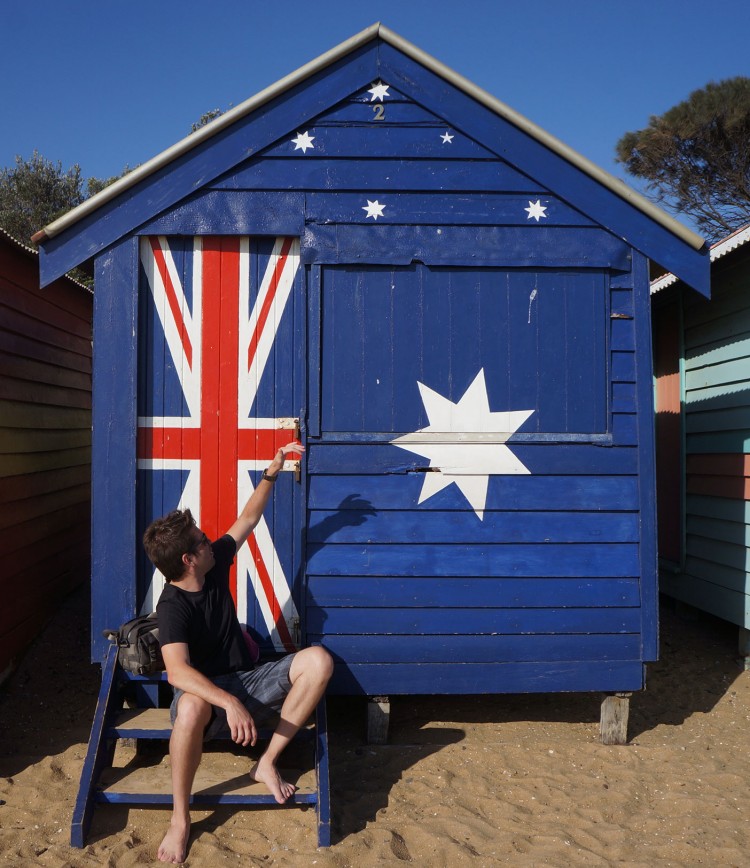 Brighton Beach em Melbourne