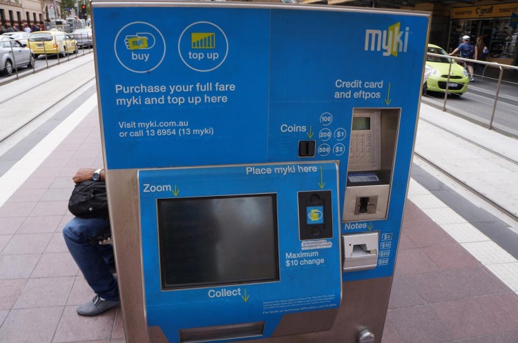 Myki: transporte público de Melbourne