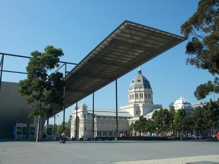 Royal Exhibition Building em Carlton Gardens