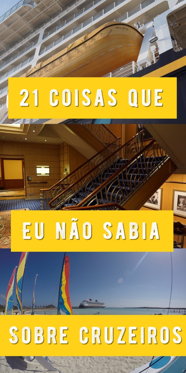 Cruzeiros: 21 coisas que eu não sabia sobre viagens de navio