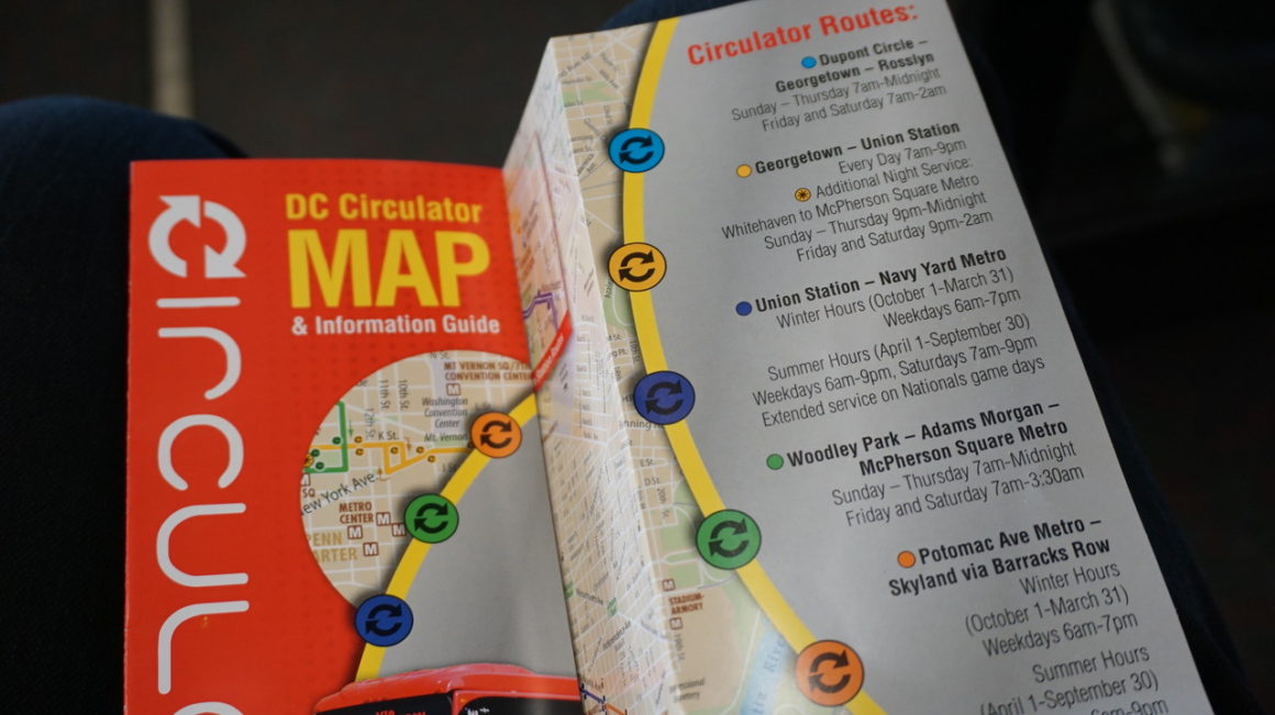 Dc Circulator Map.pdf Como se locomover em Washington DC - Rodei Viagens