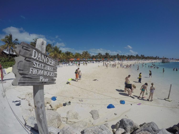 Family Beach em Castway Cay