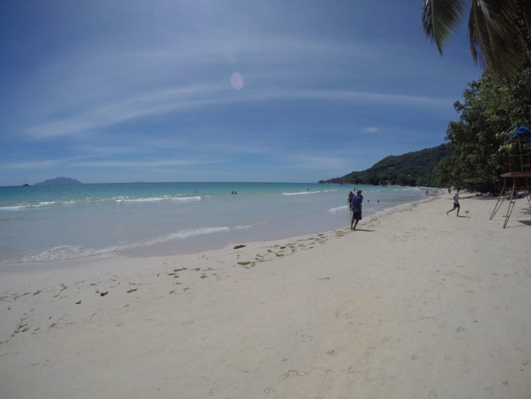 Beau Vallon em Mahè, Seychelles