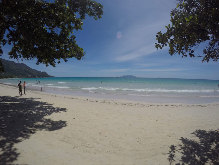 Beau Vallon em Mahè, Seychelles