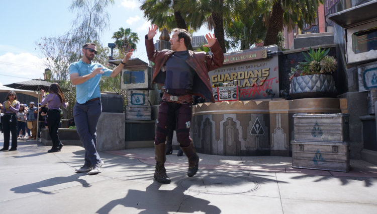 Star Lord na Disney da Califórnia