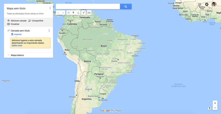 Usando o My Maps para fazer roteiros de viagem