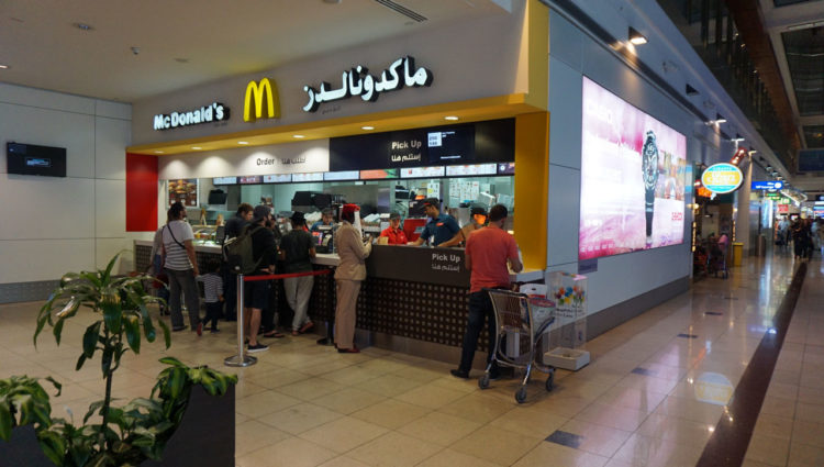 Conexão no aeroporto de Dubai