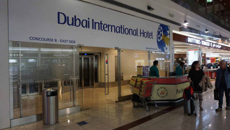 Hotel no aeroporto de Dubai