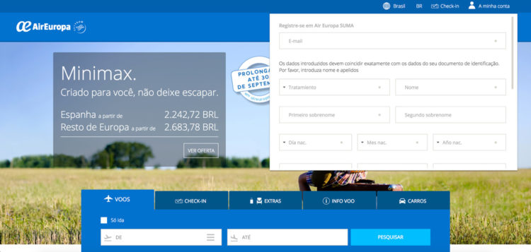 Programa de fidelidade da Air Europa