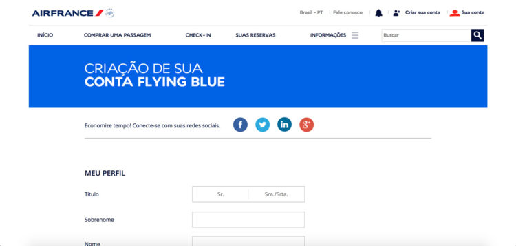 Programa de fidelidade da Air France KLM