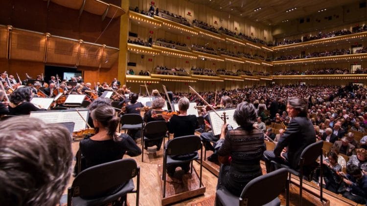 New York Philarmonic no David Geffen Hall do Lincoln Center