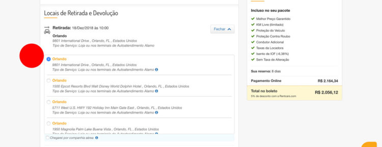 Como alugar carro em Orlando sem ser no aeroporto