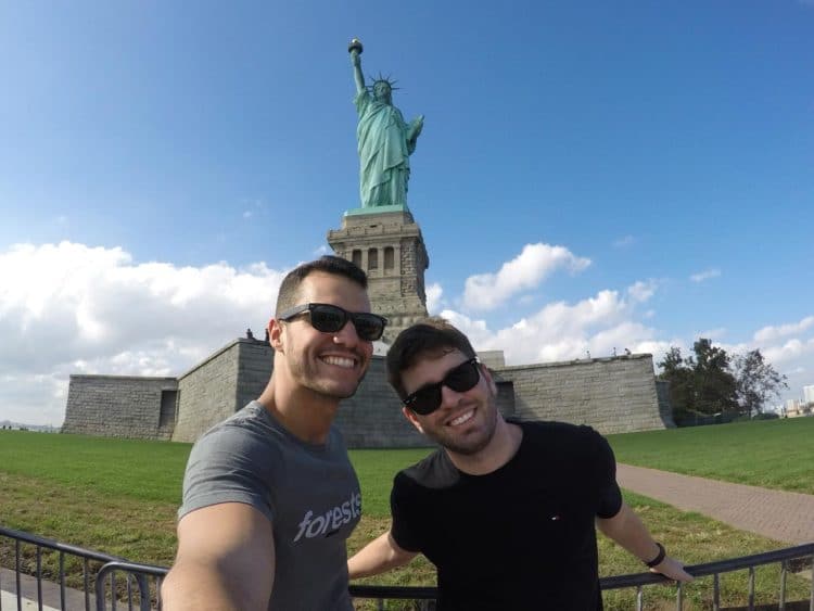 Lady Liberty em Liberty Island