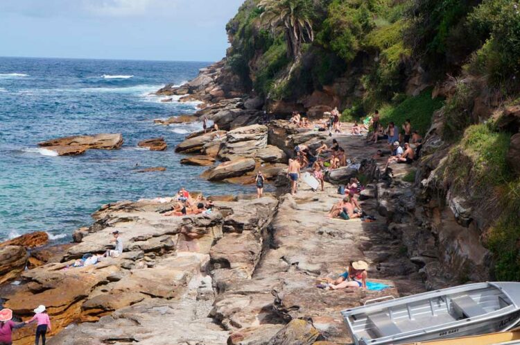 Coastal Walk em Sydney: passando pela primeira praia