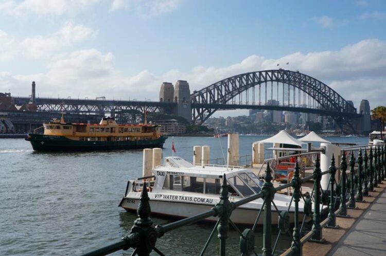 Primeiras impressões de Sydney: Harbour Bridge