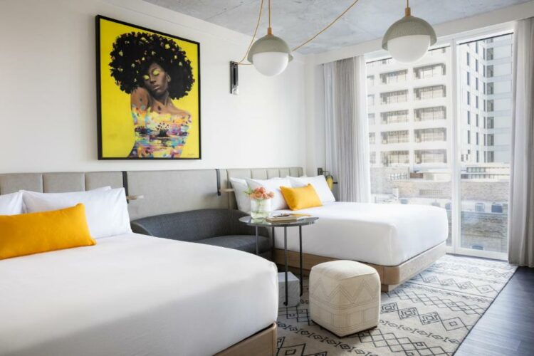 Hyatt Centric: quarto com duas camas queen